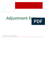 5. C5. Adjustment Entry