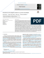 Paradoxical risk mitigation behavior in private households fala sobre fontes de informação é muito bom