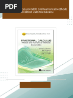 Fractional Calculus Models and Numerical Methods 2nd Edition Dumitru Baleanu 2024 Scribd Download