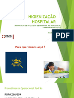 HIGIENIZAÇÃO HOSPITALAR