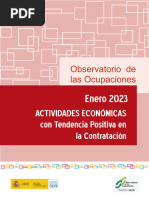 PDF Actividad Económica y Ocupación 2023- Ministerio Trabajo Gobierno España