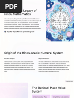 The Enduring Legacy of Hindu Mathematics