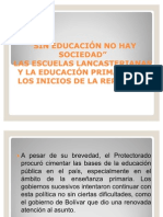 Sin Educacion No Hay Sociedad