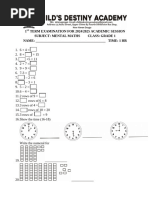 mental maths, literature & phonics