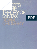 Aspects of The Theory of Syntax - Noam Chomsky (1965)