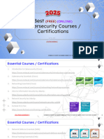 Best Free Online - Cybersecurity Certifications 2025