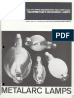 Sylvania Engineering Bulletin - Metalarc Lamps 1977