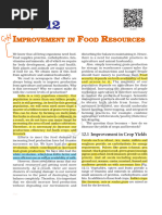 NCERT Ch12( Improvement in food resources)