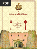 Lohagarh Menu