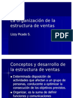 La Organización de La Estructura de Ventas