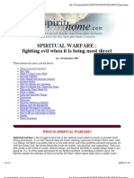 Spiritual Warfare: Fighting Evil When It Is Being Most Direct