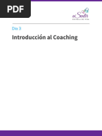 Dia 3 - Introduccion al Coaching