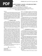 N. Barov Et Al - Ultra High-Gradient Energy Loss by A Pulsed Electron Beam in A Plasma