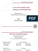 David E. Moncton - An X-Ray Laser at The Transform Limit: Technical Challenges and Scientific Payoff