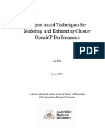 Region-Based Techniques For Modeling and Enhancing Cluster Openmp Performance