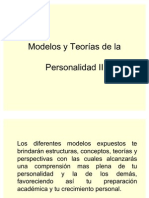 Modelos y Teorías de La Personalidad