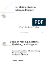 DSS - Decision Making, Systems, Modeling, and Support