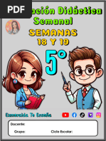 ?✨5° SEM.18 y 19 - PLANEACIÓN DIDÁCTICA SEMANAL ? Esmeralda Te Enseña ✨?