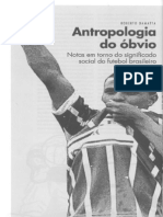 Antropologia Do Óbvio - Notas em Torno Do Significado Social Do Futebol Brasileiro - Roberto DaMatta - Revista USP - N. 22 - Jun-Ago 2004