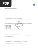 chemical thermodynamic QUESTION