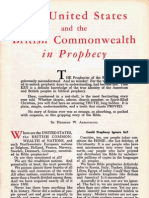 United States and The British Commonwealth in Prophecy (1954)