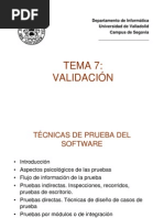 Tema7 Tecnicas de Prueba de SW