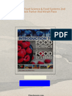 Immediate download Introduction to Food Science & Food Systems 2nd Edition Rick Parker And Miriah Pace ebooks 2024