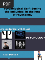 CHAPTER 4 Psychological Self