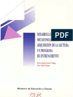 Libro Desarrollo Metafonl Gico y Adquisici N D Ela Lectura. CIDE