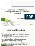 Business-Level Strategy - Creating and Sustaining Competitive Advantages