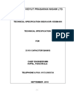 111 - 33KV Capacitor Bank .