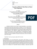 A.N. Jannah, S.A. Halim and H. Abdullah - Superconducting Properties of BSCCO Thin Films by Pulsed Laser Deposition