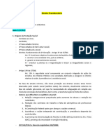 NOTES - Direito Previdenciário