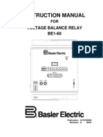 Basler BE1-60 Manual