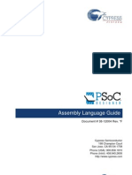 PSoC Assembly Language User Guide