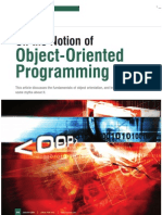 On The Notion of Object-Oriented Programming