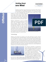 Offshore Wind: BWEA Briefing Sheet