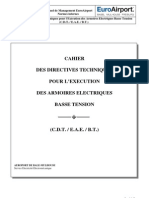 Cahier Des Directives Techniques Armoires Électriq