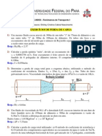 Exercícios de Perda de Carga