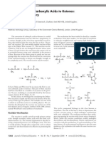 The Conversion of Carboxylic Acids To Ketones