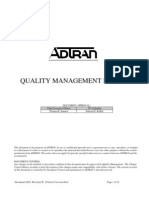 Quality MGMT Manual Adtran