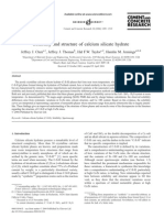 Solubility and Structure of Calcium Silicate Hydrate