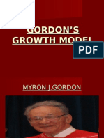 GORDON's GROWTH MODEL