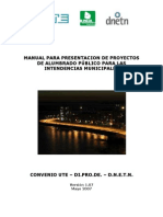 Manual de Proyectos de Alumbrado Publico