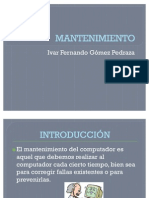 MANTENIMIENTO