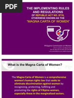 IRR Magna Carta of Women Presentation For Launch