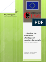 Module de Formation 'Montage Et Gestion Des Projets'