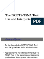 The NCBTS-TNA For Teachers