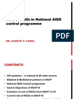 Role of NGOs in AIDS Control Programme DR Joseph P Carel