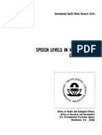 Pearsons Et Al. - 1977 - Speech Levels in Various Noise Environments